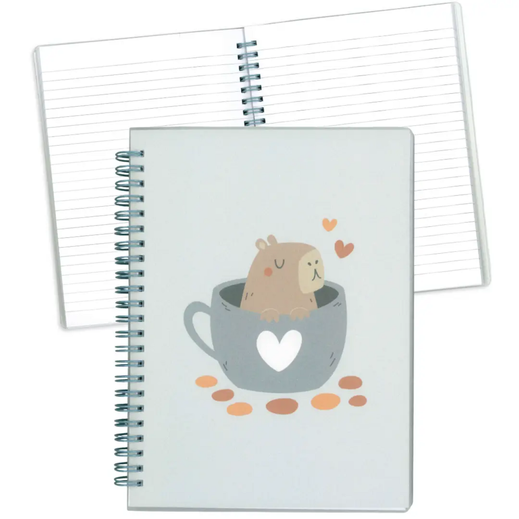 Spiral Bound Capybara Notebook