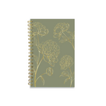 Fleurs Dorees Spiral Notebook