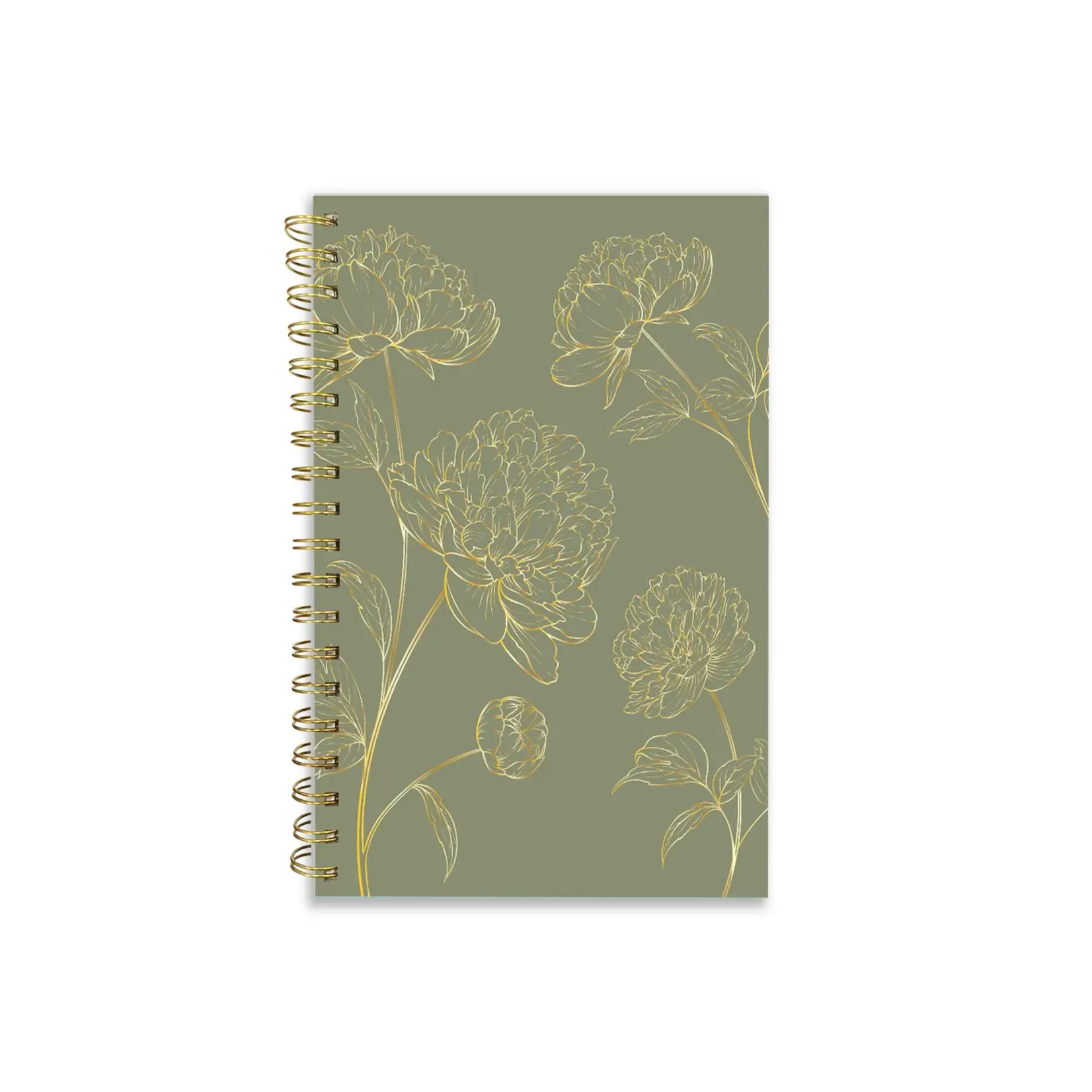 Fleurs Dorees Spiral Notebook