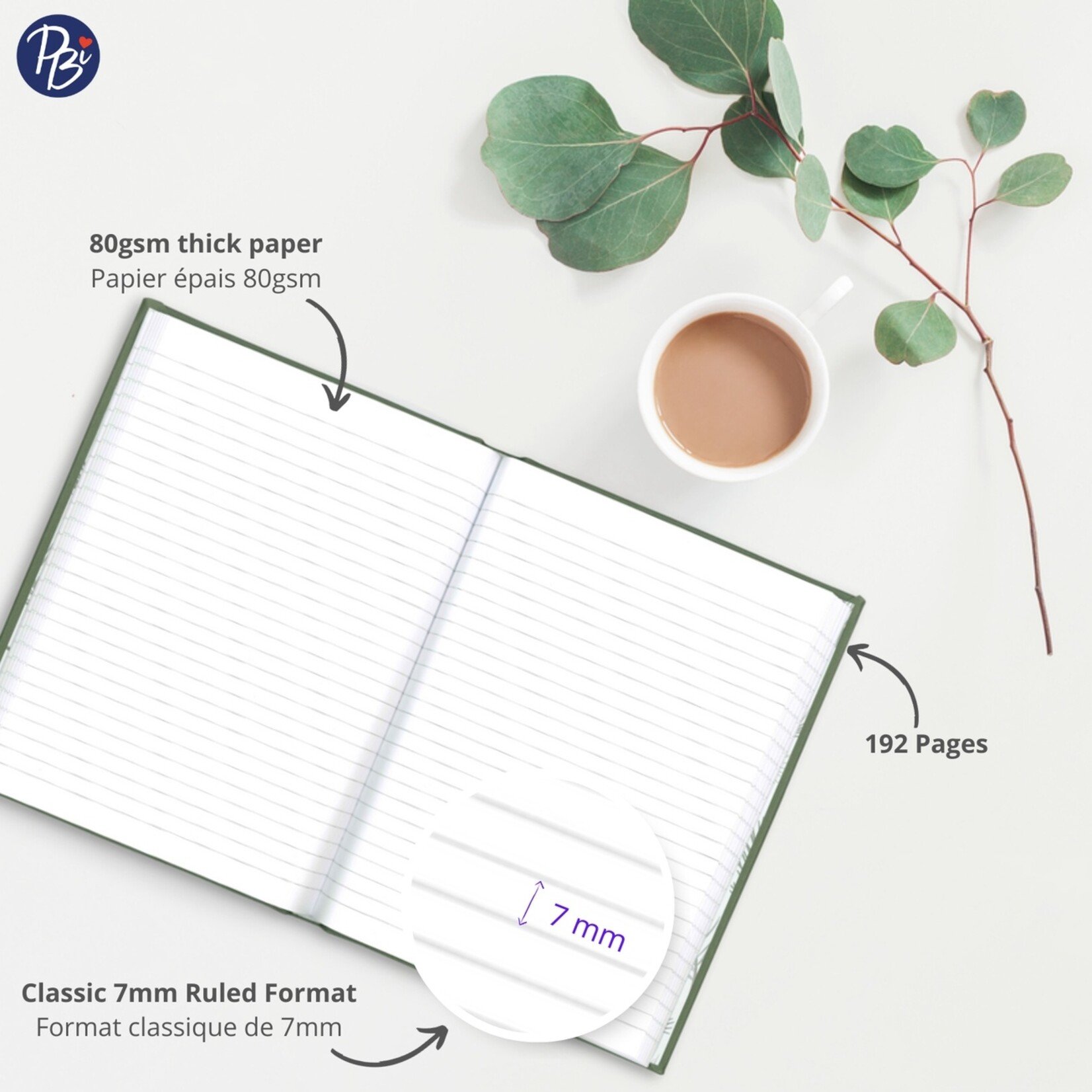 Hardcover Compass Notebook