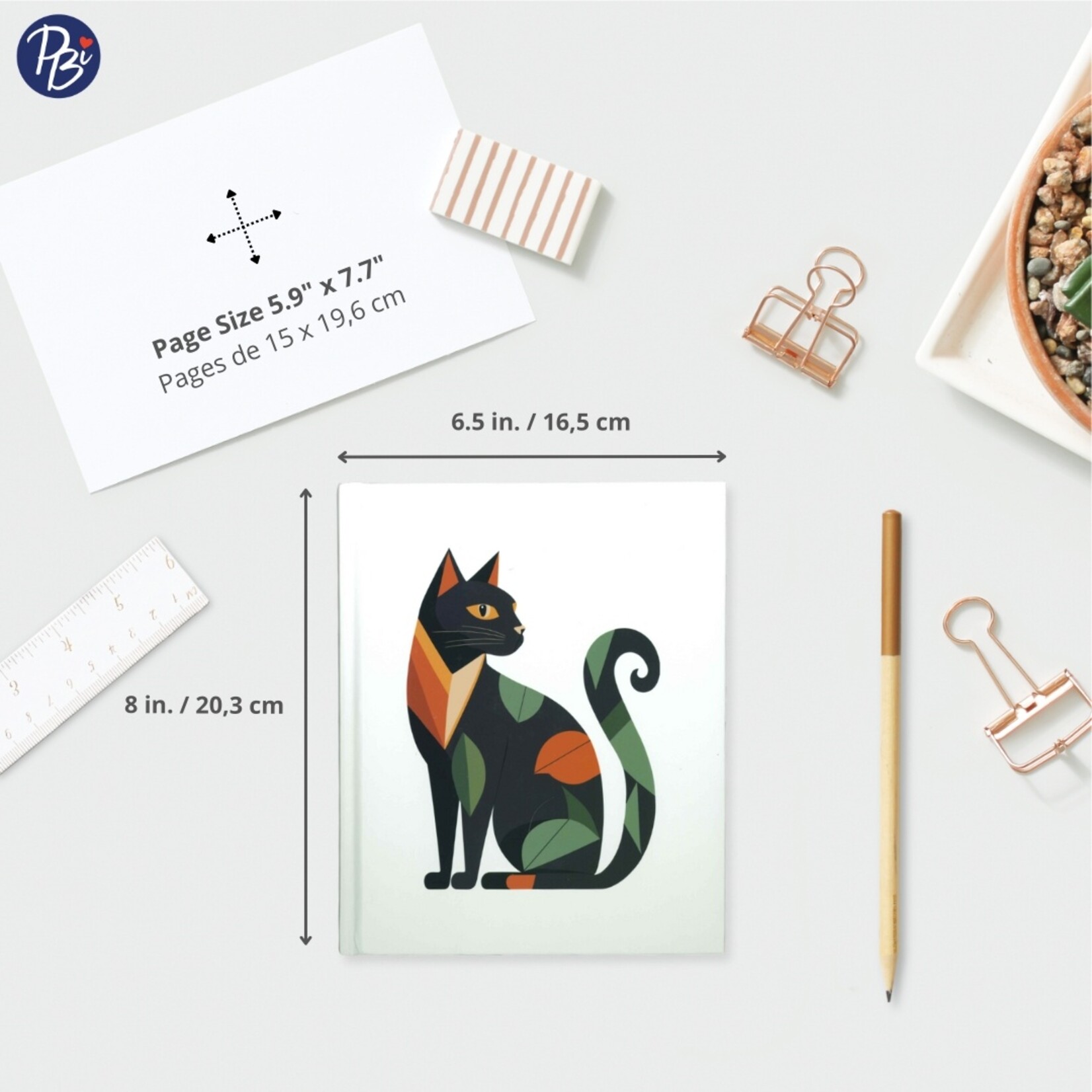 Hardcover Luxury Cat Notebook