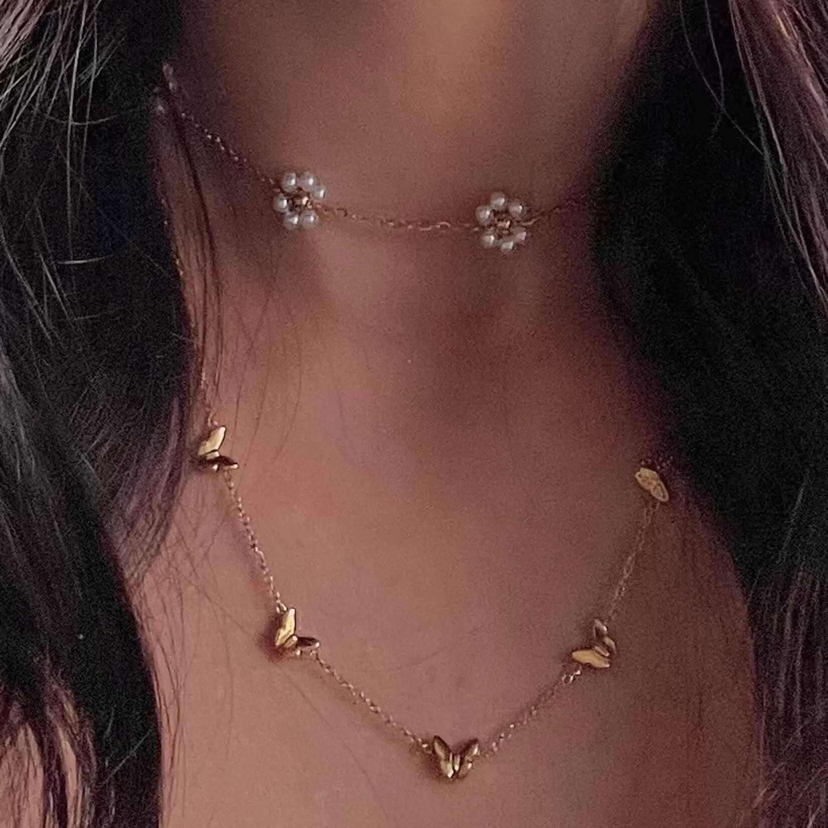 Gold Butterfly Necklace