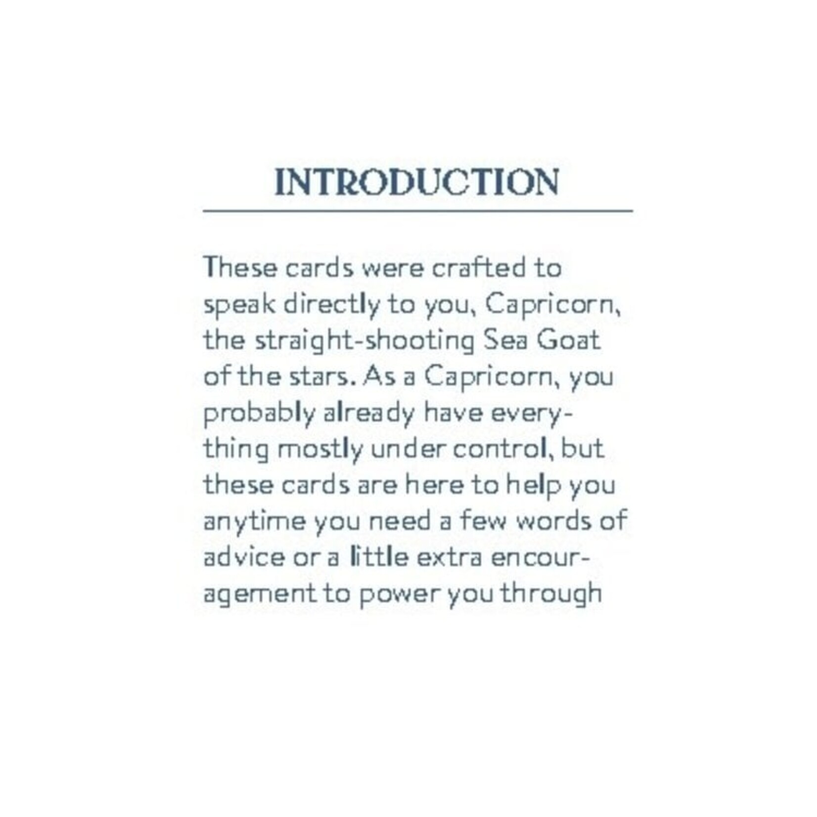 Cosmo Cards - Capricorn