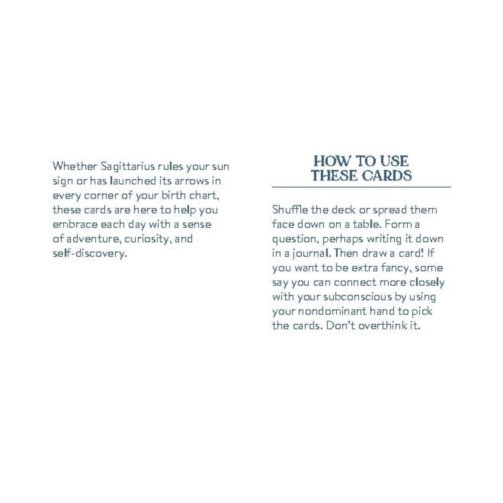 Cosmo Cards - Sagittarius