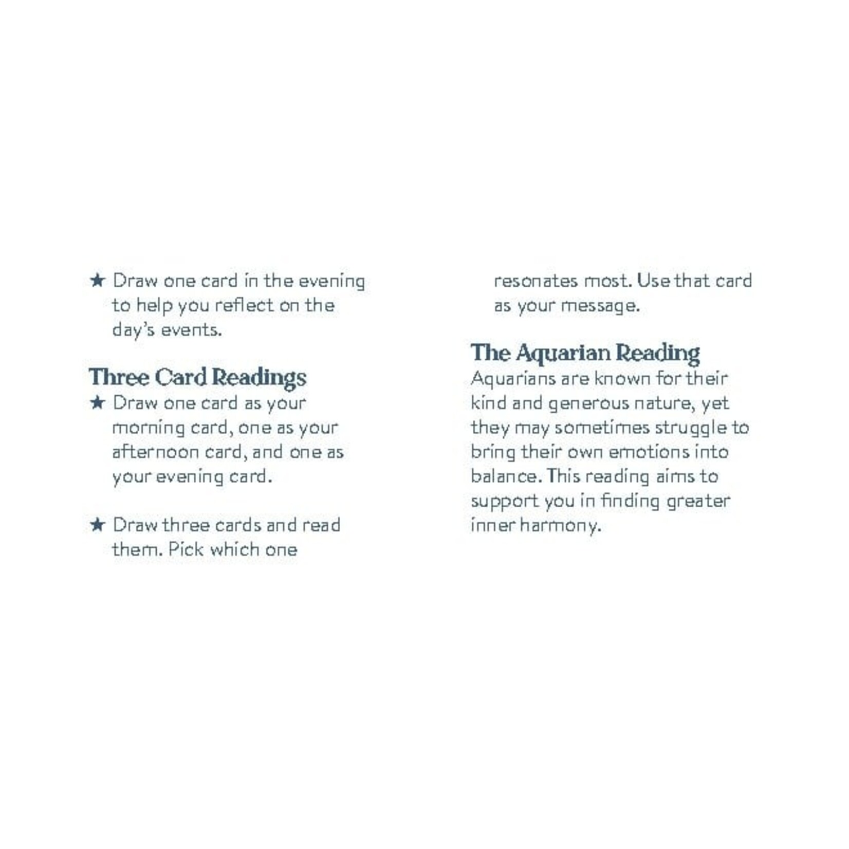 Cosmo Cards - Aquarius