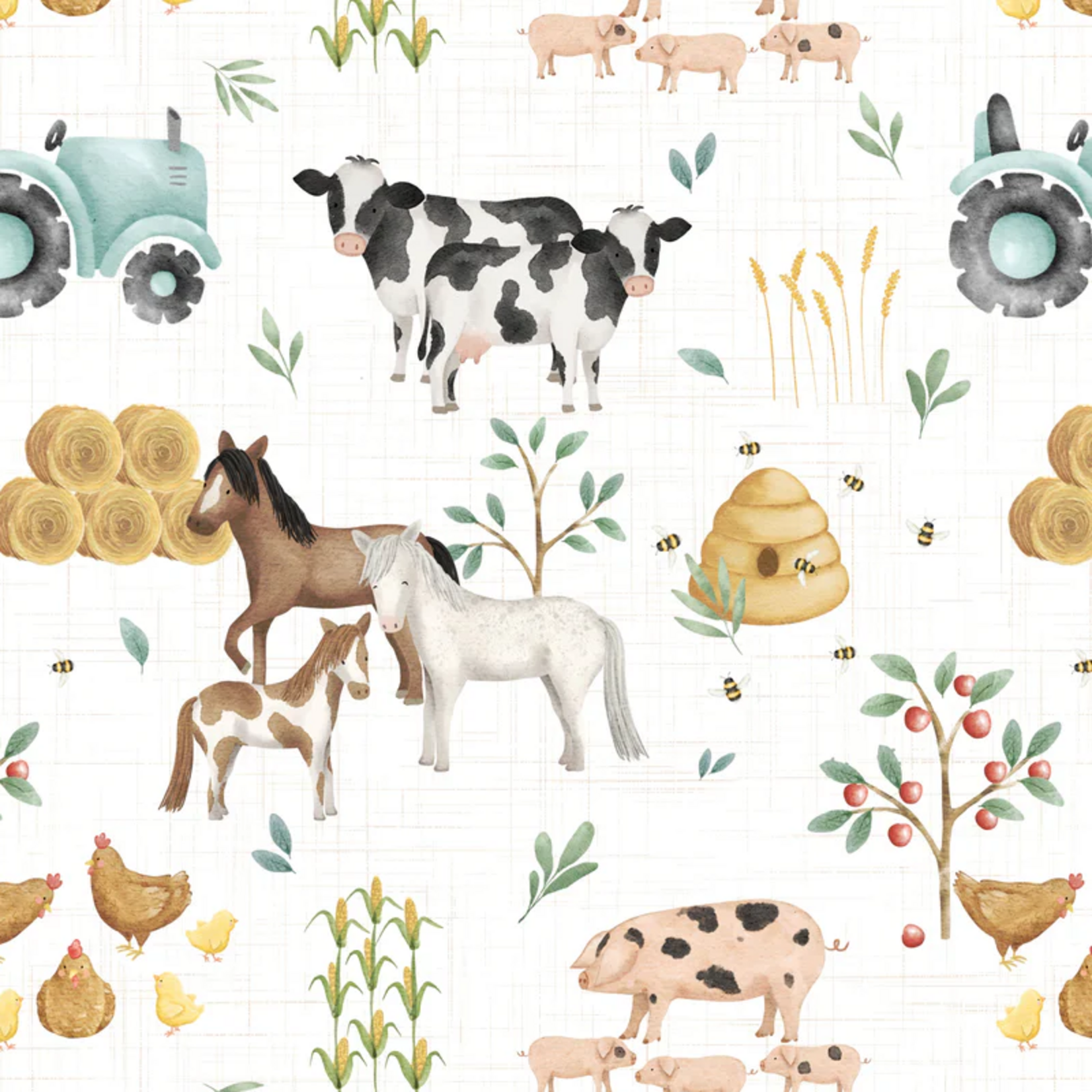 Animal Farm Baby Blanket