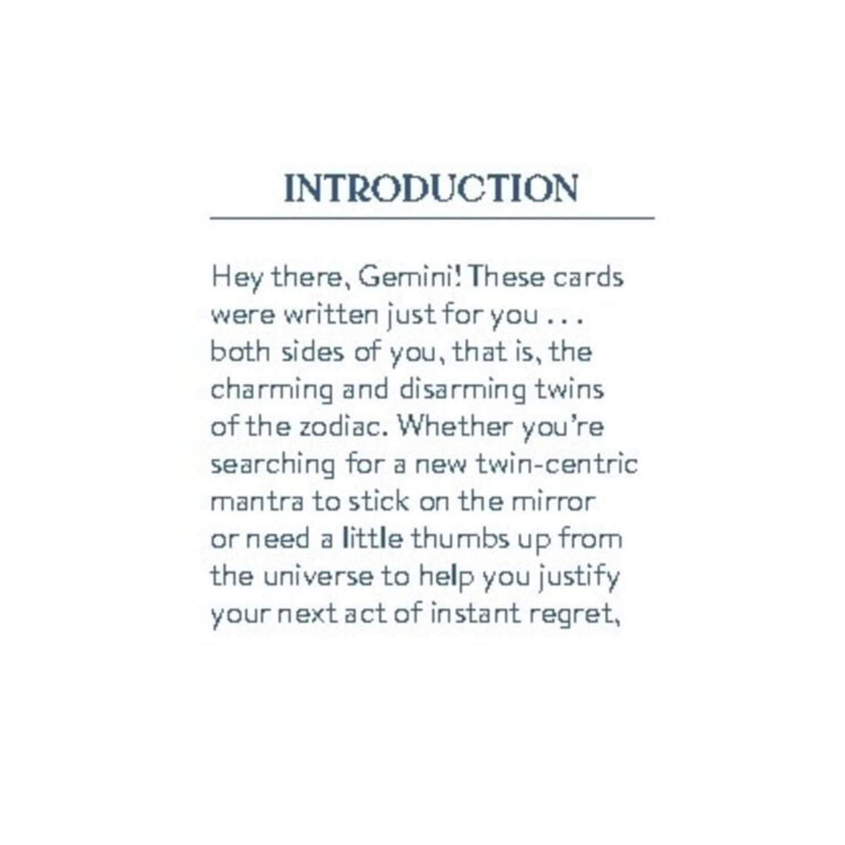 Cosmo Cards - Gemini