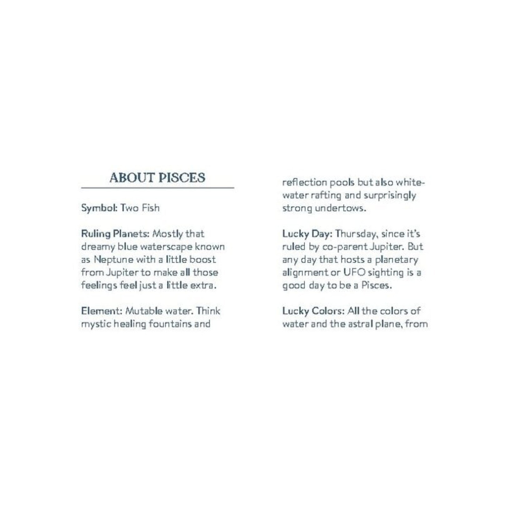 Cosmo Cards - Pisces