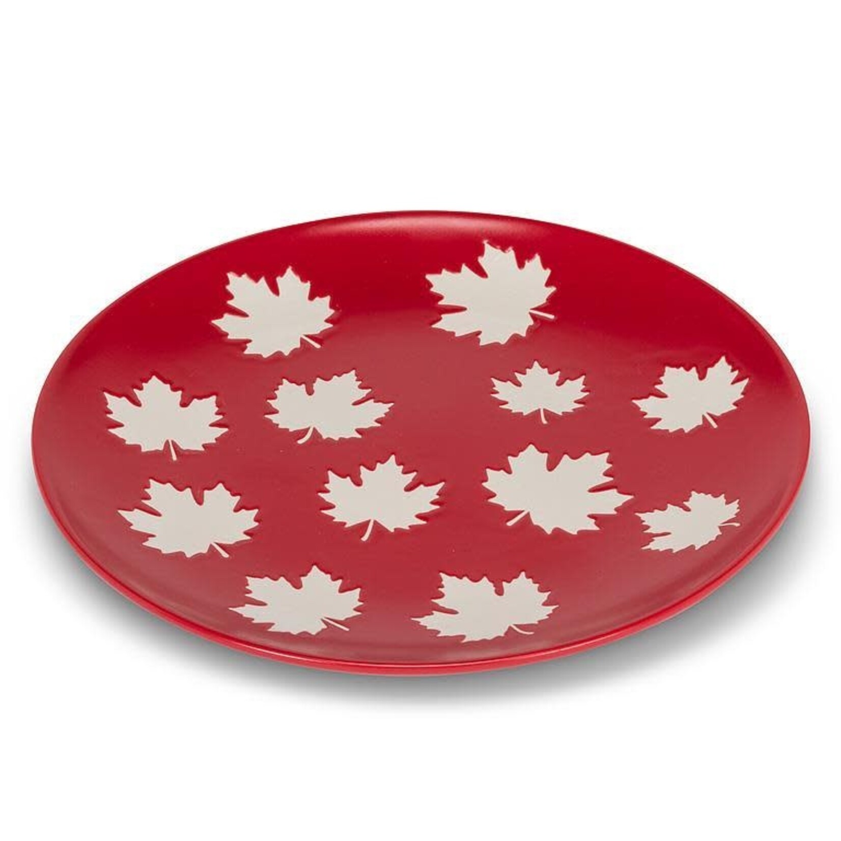 Red Maple Leaf Plate