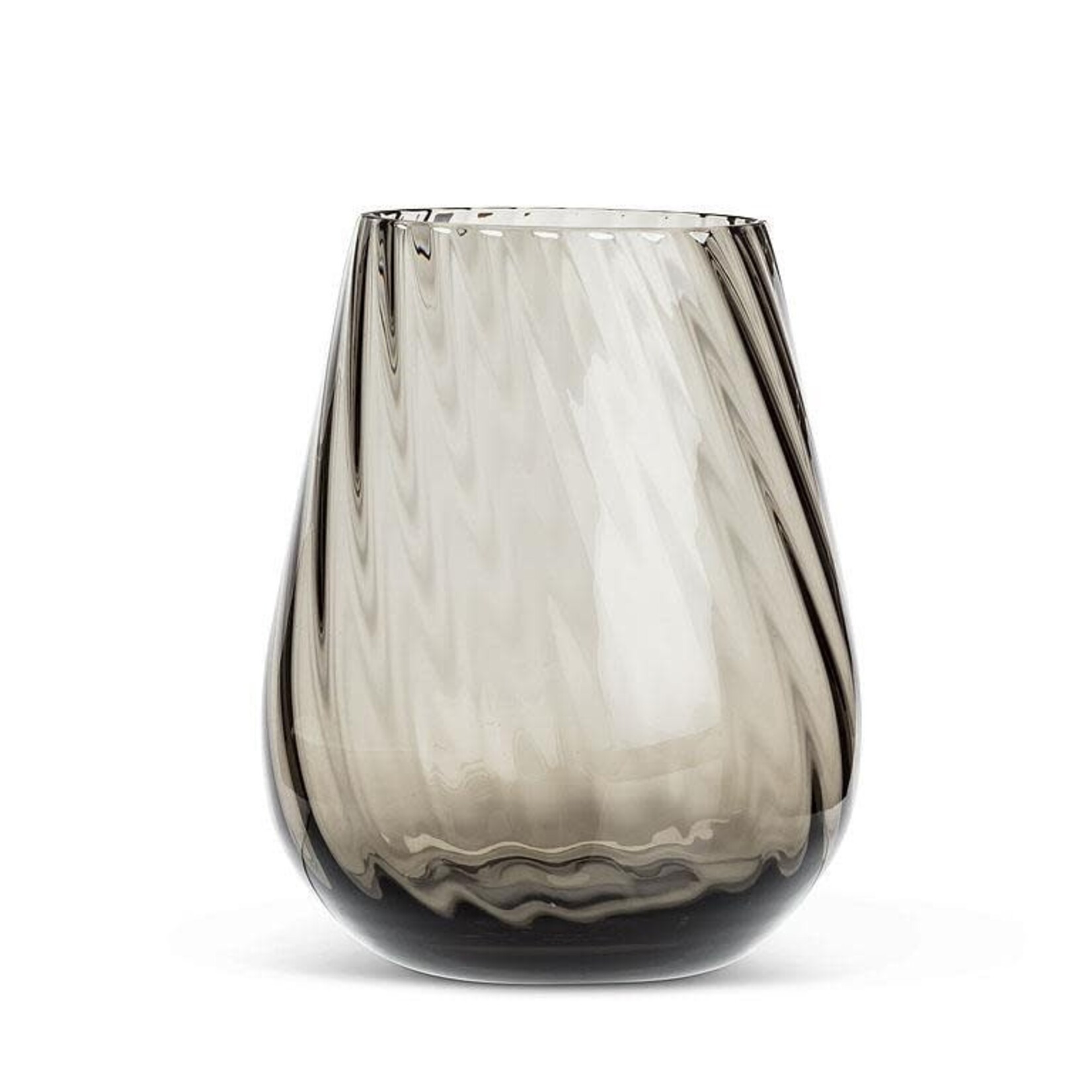 Smoke Twist Optic Stemless Wine Glass