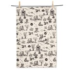 Halloween Toile Kitchen Towel