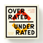 Overrated/Underrated Social Card Game