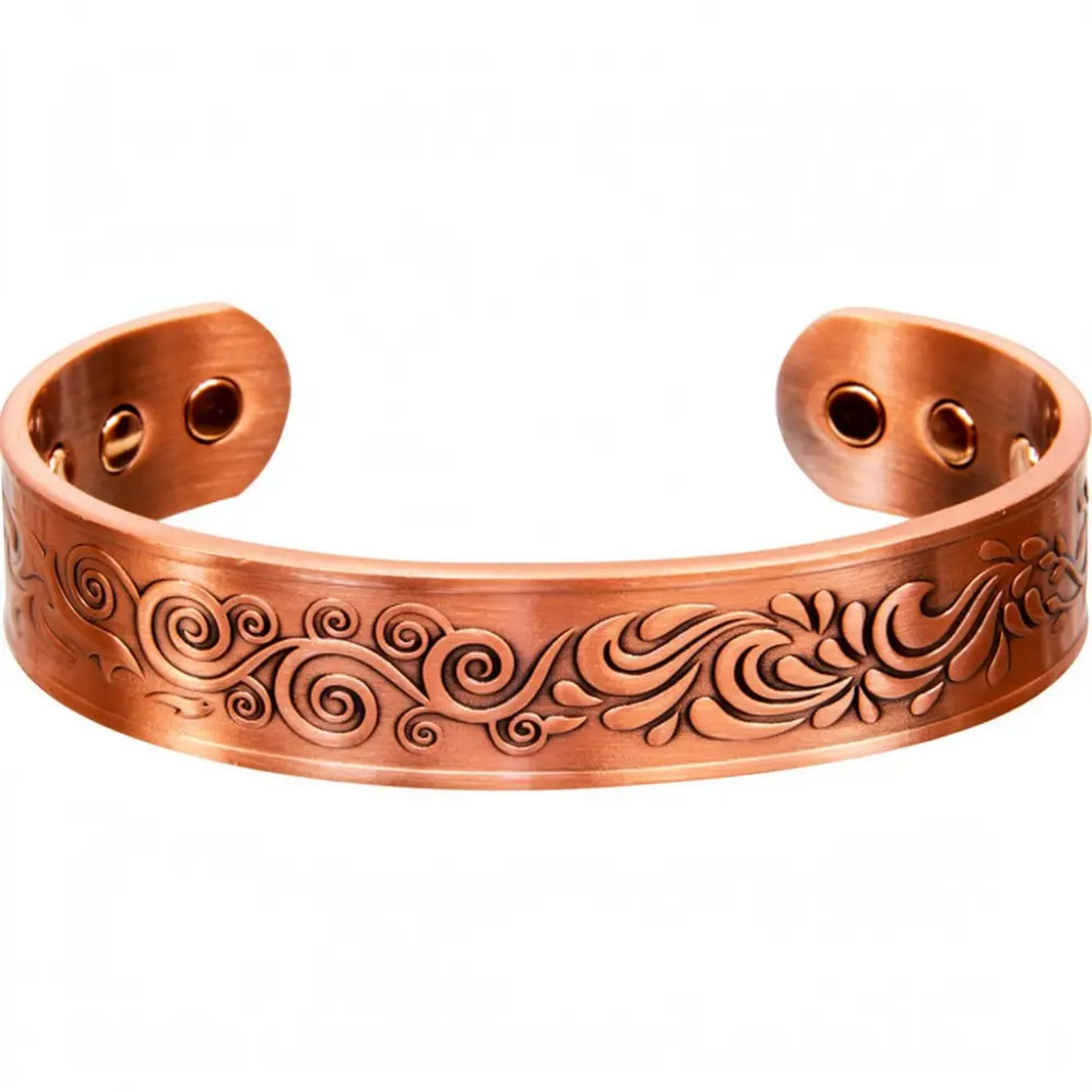Magnetic Copper Buff Bracelet - Elements