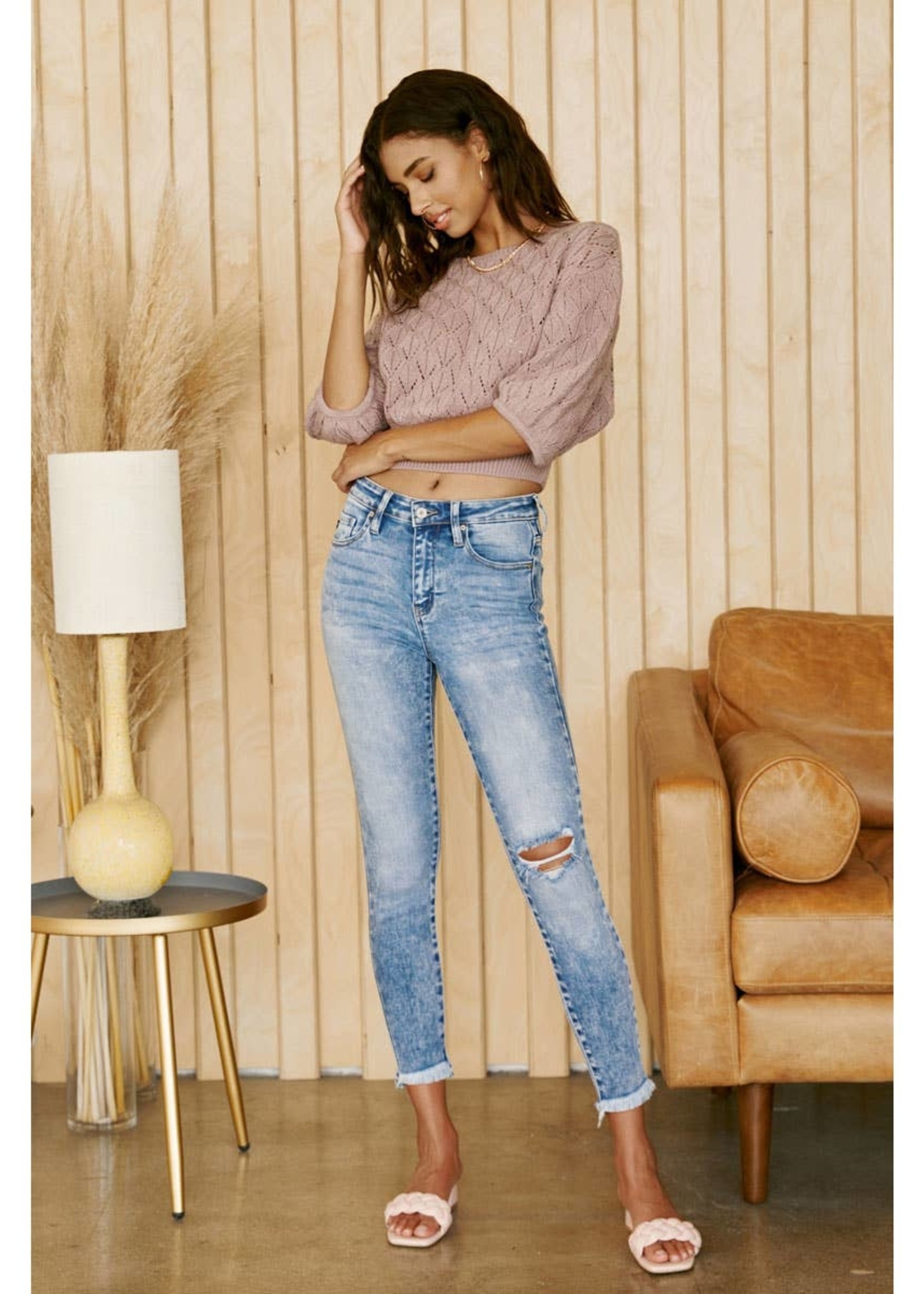 KANCAN- High Rise Ankle Skinny Jean 