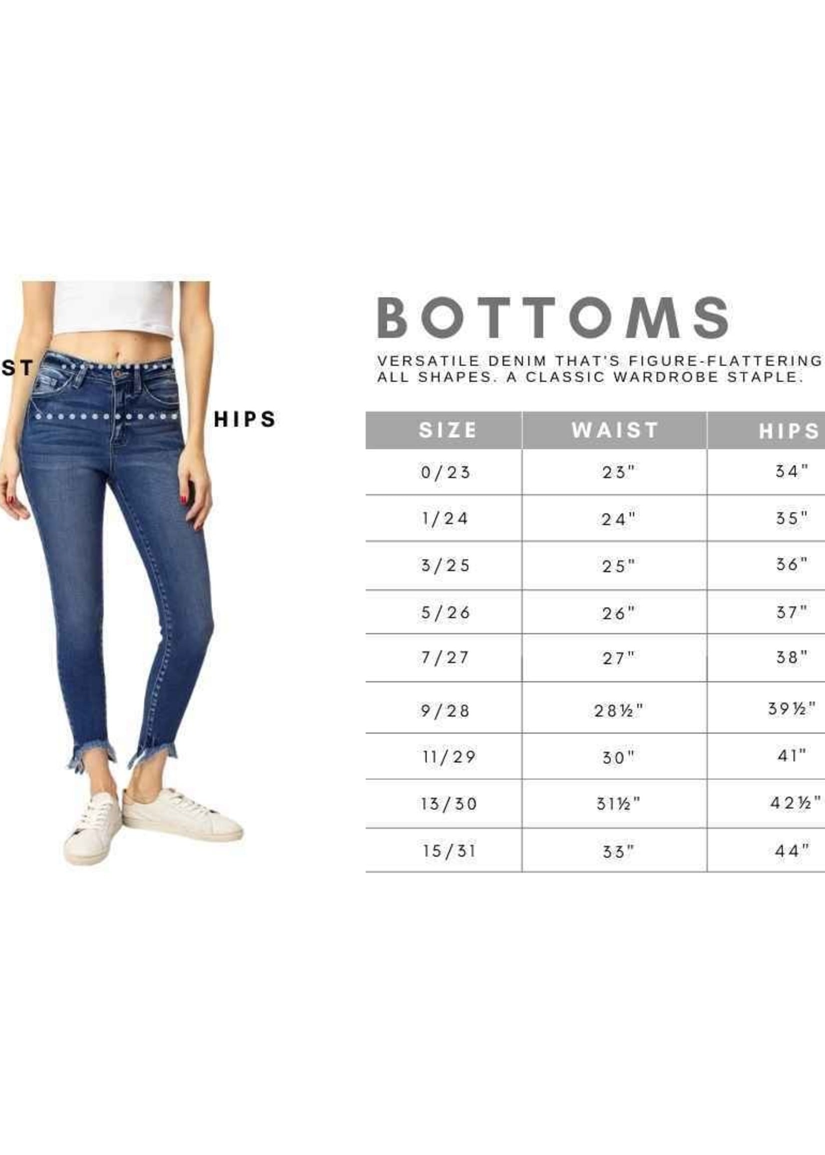 KANCAN- High Rise Ankle Skinny Jean 