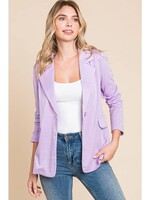 Sweet Lilac Fitted Blazer