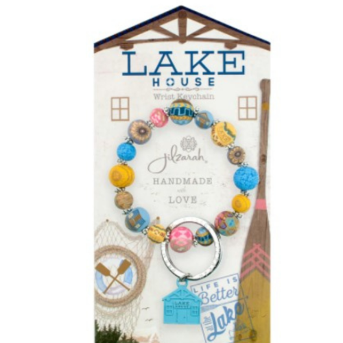 Lake House Wrist Keychain