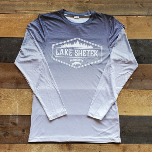 Barbados Lake Shetek Long Sleeve Performance Tee with UPF