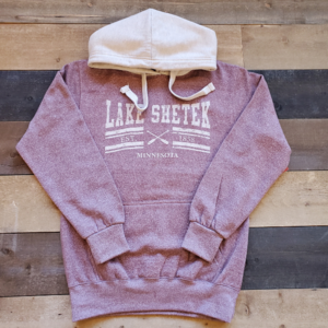 Lake Shetek Hooded Sweatshirt Heather Plum