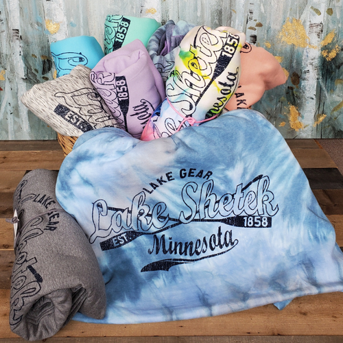 Lake Shetek Blanket Tie Dye Lake Shetek Blanket Tie Dye