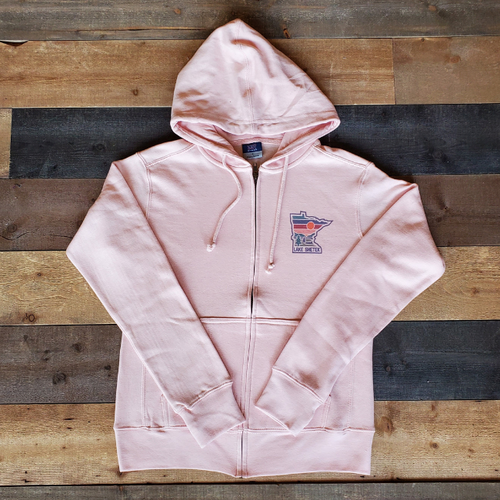 Lake Shetek Zip Sweatshirt Cameo Pink Lake Shetek Zip Sweatshirt Cameo Pink