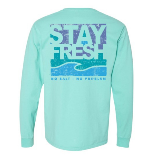 Mint Long Sleeve Tee Stay Fresh Mint Long Sleeve Tee Stay Fresh