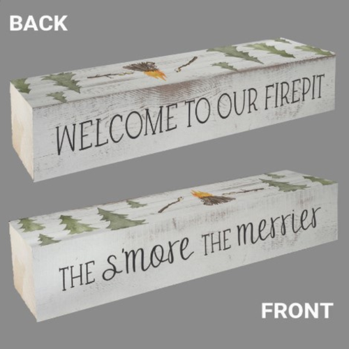 Welcome to Our Firepit Block Welcome to Our Firepit Block