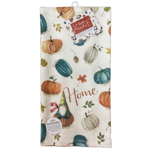 Gnomeland Pumpkin Toss Dual Purpose Towel Gnomeland Pumpkin Toss Dual Purpose Towel