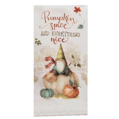 Gnomeland Pumpkin Spice Terry Towel