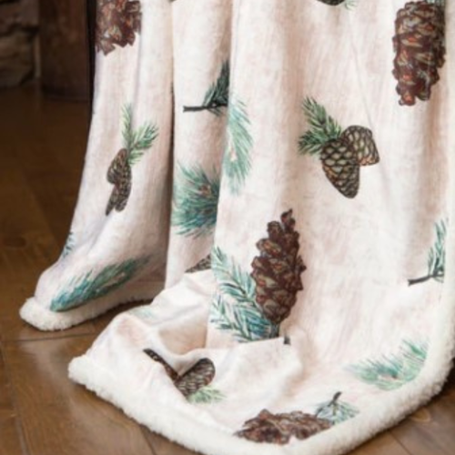 Pinecone Plush Throw Pinecone Plush Throw