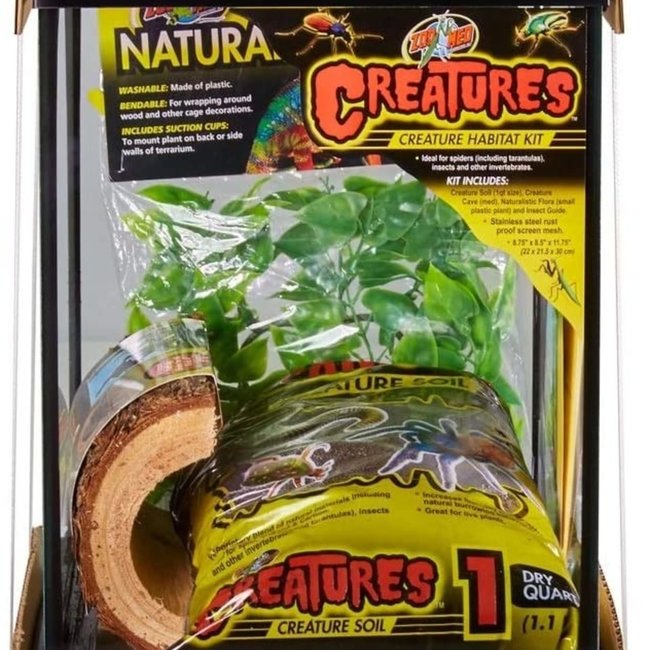 Zoo Med Creatures Habitat Kit 3 Gal Terrarium