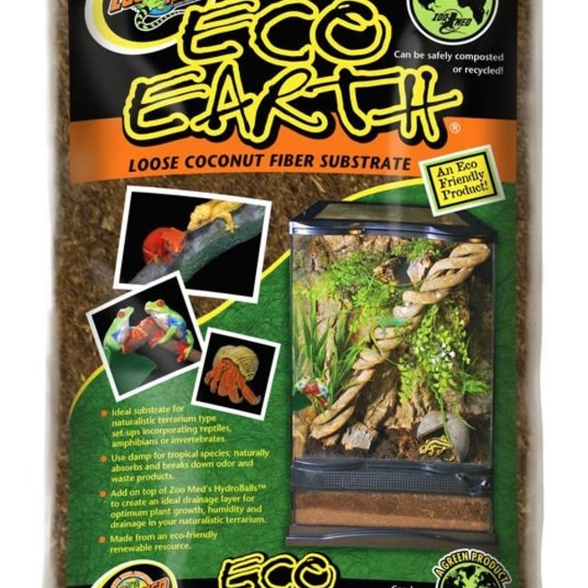Zoo Med Eco Earth Loose Coconut Fibre Substrate 8qt