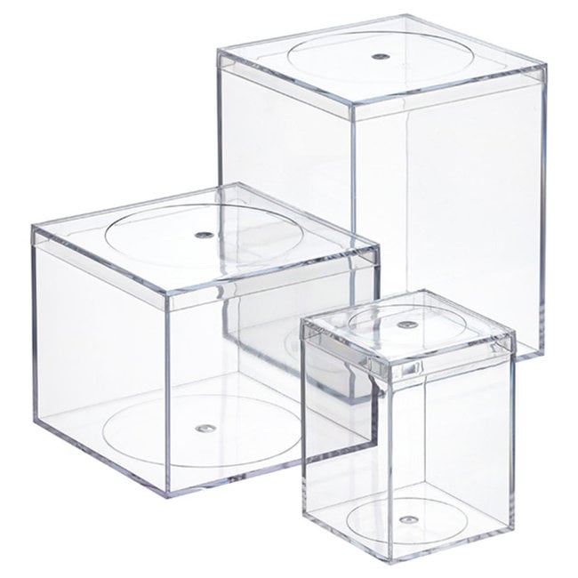 AMAC AMAC Flush Lid Transparent Box