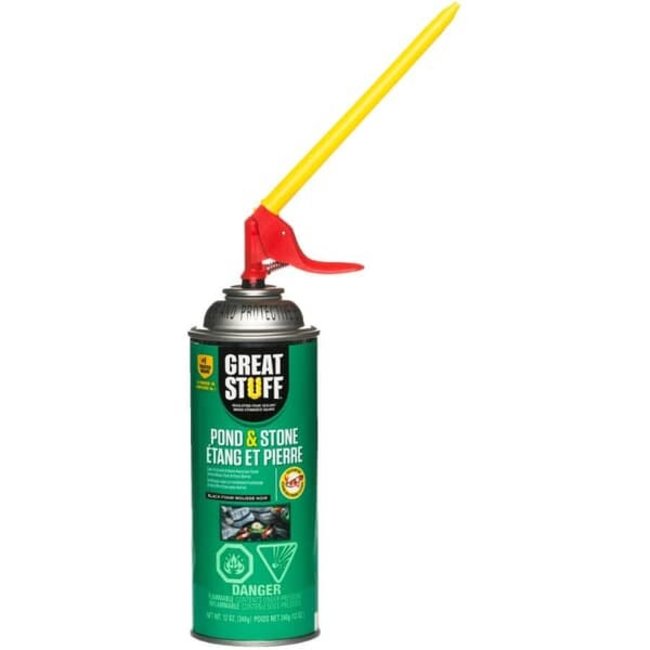 GREAT STUFF Pond & Stone Insulating Foam Sealant Black Roonami