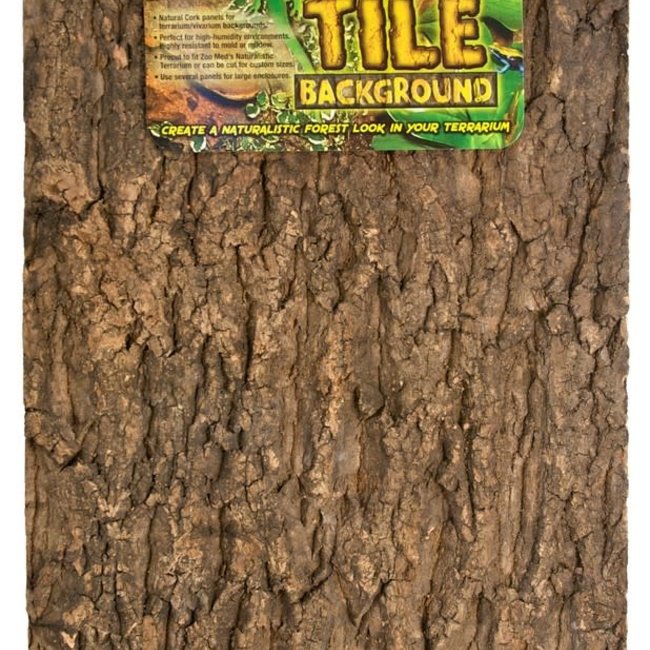 Zoo Med Natural Cork Tile Background 12" x 18"