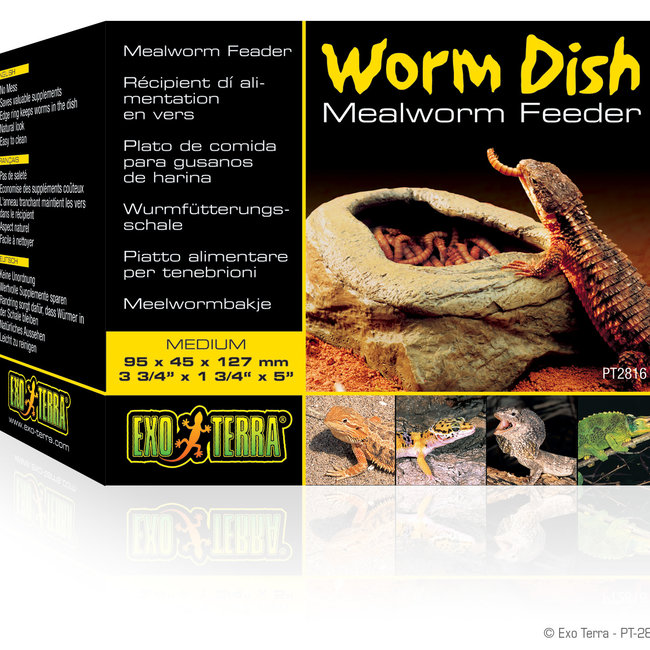 Exo Terra Mealworm Feeder Dish Medium
