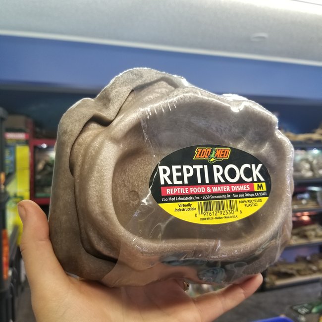 Zoo Med Repti Rock Food/Water Dish Combo Pack - Medium