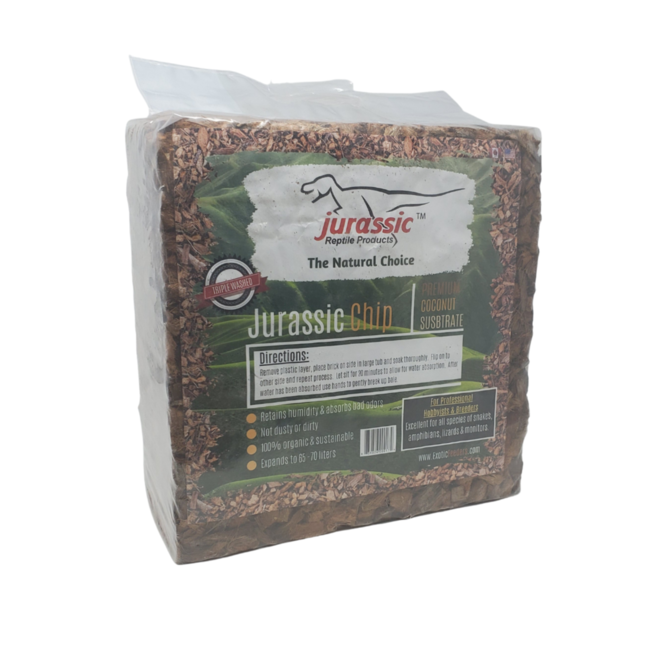 Jurassic Coco Husk Chip Compressed Brick