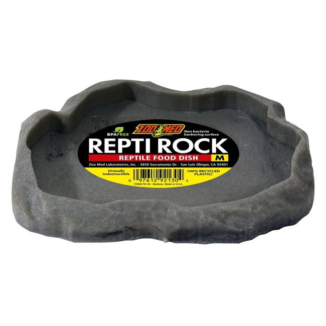 Zoo Med Repti Rock Food Dish - Medium