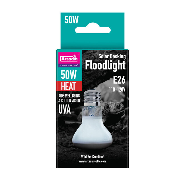 Arcadia Arcadia Solar Basking Floodlight, 50w