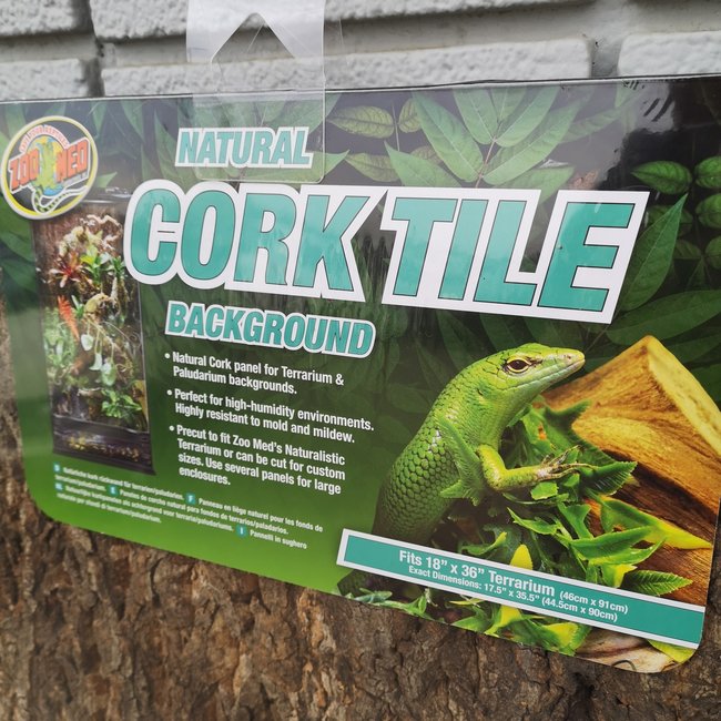 Zoo Med Zoo Med Natural Cork Tile Background 18" x 36"