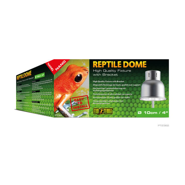 Exo Terra Exo Terra Reptile Dome NANO, High Quality Fixture w/ Bracket, 40 W