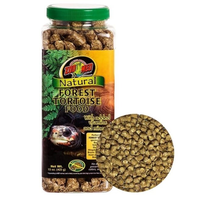 Zoo Med Natural Forest Tortoise Food - 15 oz