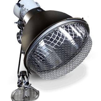 Arcadia Arcadia "GRAPHITE" Ceramic Dome Reflector Clamp Lamp 200mm / 8″