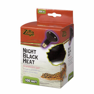 Zilla Zilla Incandescent Spot Bulb Night Black 100W
