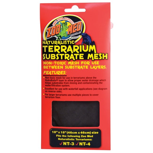 Naturalistic Terrarium Substrate Mesh - 18" x 18
