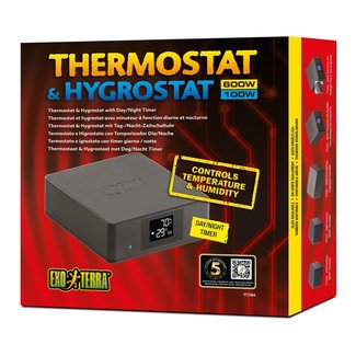 Exo Terra Exo Terra Thermostat (600W) & Hygrostat (100W) with Day/Night timer