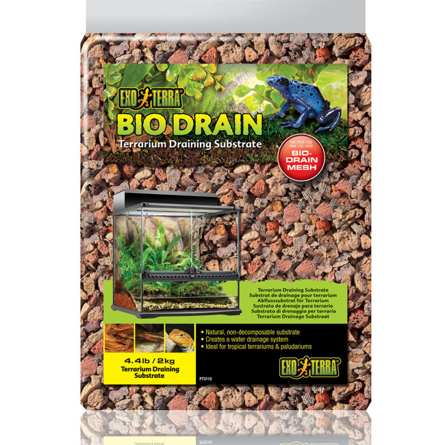 Exo Terra BioDrain Terrarium Lava Rock