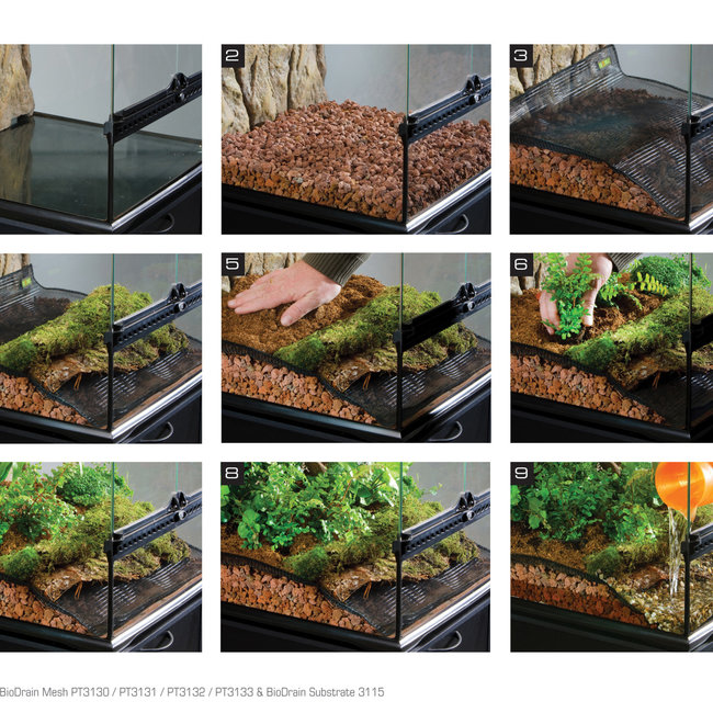 Exo Terra BioDrain Terrarium Lava Rock