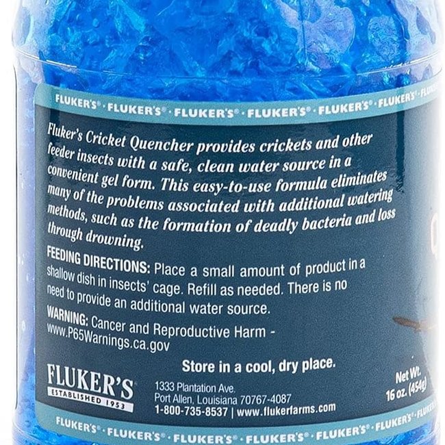 Flukers Cricket Quencher Original 16oz